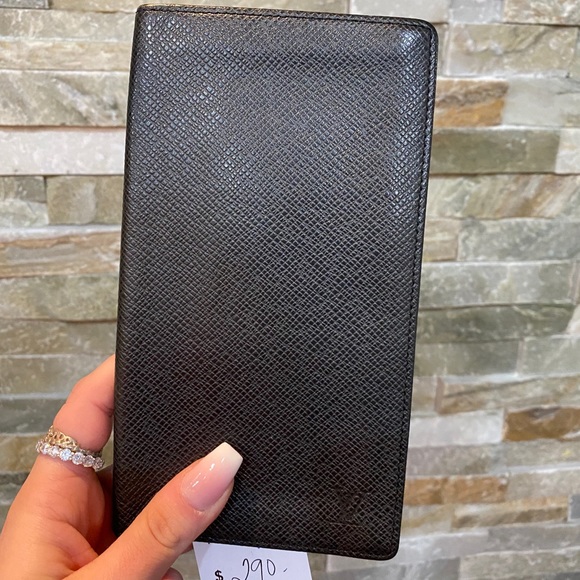 Louis Vuitton Brazza Wallet Grey Monogram Eclipse